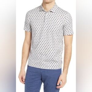 Ted Baker Patterned Edaname Collared Short Sleeve Polo Shirt
